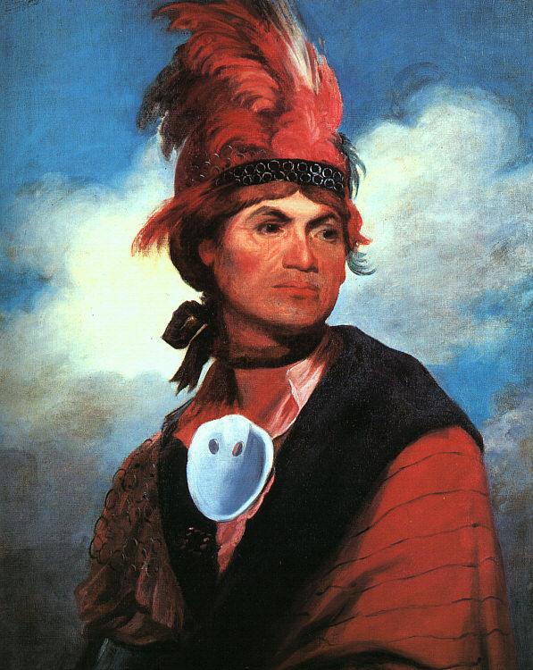 Gilbert Charles Stuart Portrait of Joseph Brant oil painting image